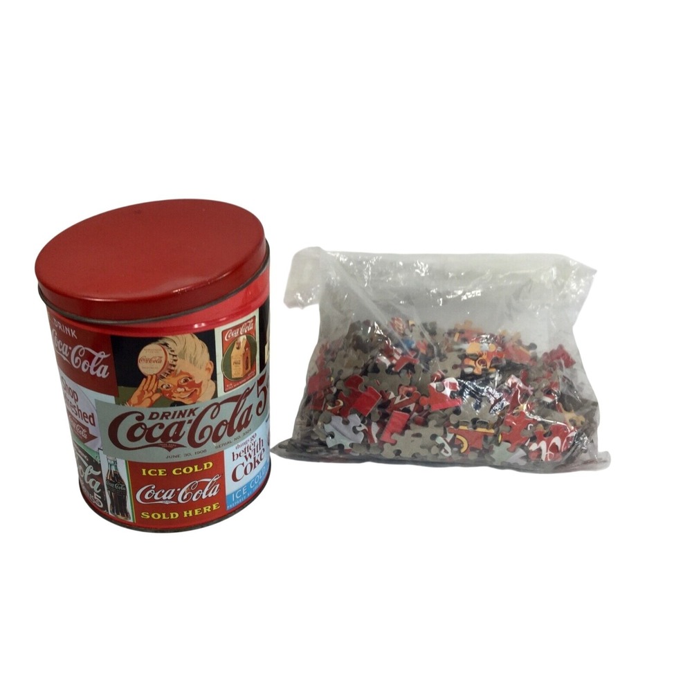 1993 COCA-COLA Tin Container Advertising‎ Jigsaw Puzzle 700 pc  Vintage